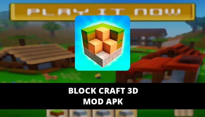 block craft 3d mod apk gems and coins