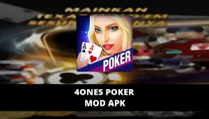 4ones Poker Mod Apk Unlimited Chips Gold Unlock Blue Diamond