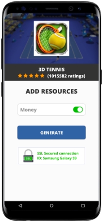 3D Tennis MOD APK Screenshot
