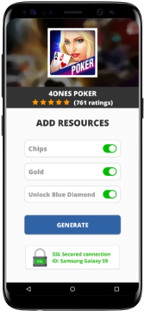 4Ones Poker MOD APK Screenshot