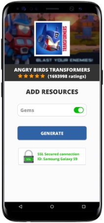 Angry Birds Transformers MOD APK Screenshot