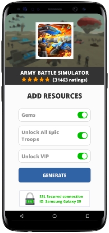 Army Battle Simulator MOD APK Screenshot