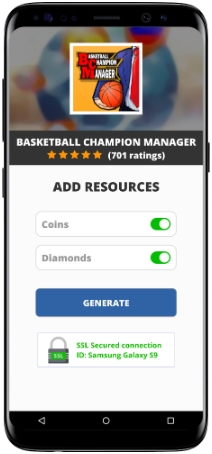 Basketball Champion Manager MOD APK Screenshot