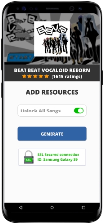 Beat Beat Vocaloid Reborn MOD APK Screenshot