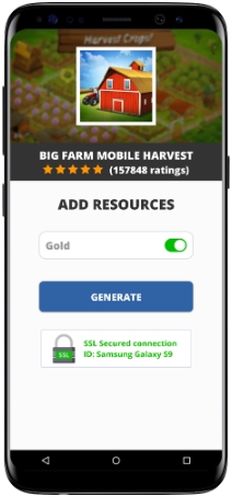 comprar oros hoy en big farm mobile harvesting