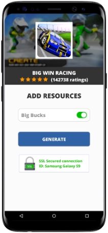 BIG WIN Racing MOD APK Screenshot