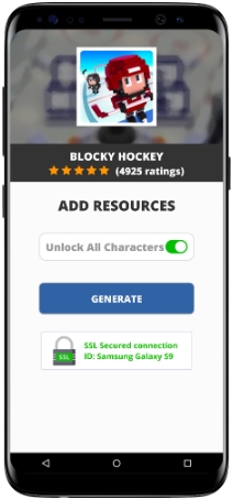 Blocky Hockey MOD APK Screenshot