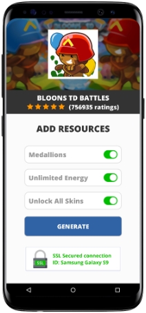 Bloons TD Battles MOD APK Screenshot