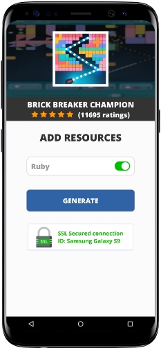 Brick Breaker Champion MOD APK Screenshot