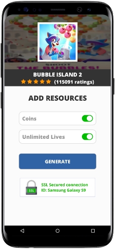 Bubble Island 2 MOD APK Screenshot