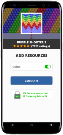 Bubble Shooter 3 MOD APK Screenshot