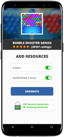 Bubble Shooter Genies MOD APK Screenshot