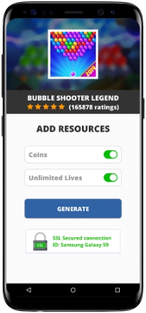 Bubble Shooter Legend MOD APK Screenshot