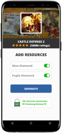 castle defense 2 boss spinning blue circle