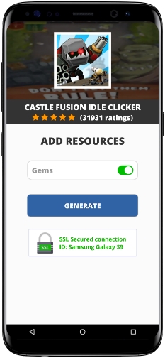 Castle Fusion Idle Clicker MOD APK Screenshot