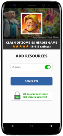 Clash of Zombies Heroes Game MOD APK Screenshot