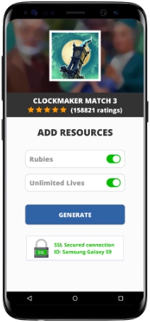 Clockmaker Match 3 MOD APK Screenshot
