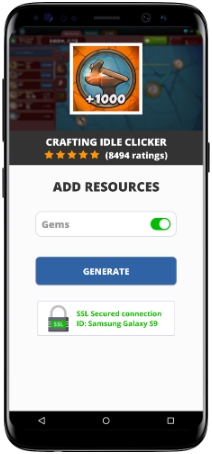 Crafting Idle Clicker MOD APK Screenshot