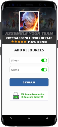 Crystalborne Heroes of Fate MOD APK Screenshot
