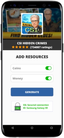 csi hidden crimes hack tool no survey