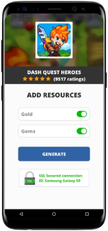Dash Quest Heroes MOD APK Screenshot