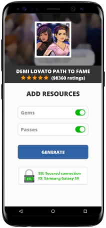 Demi Lovato Path to Fame MOD APK Screenshot