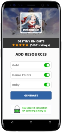 Destiny Knights MOD APK Screenshot