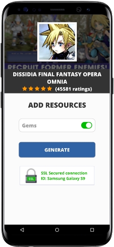 Dissidia Final Fantasy Opera Omnia MOD APK Screenshot
