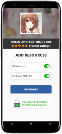 Dress Up Diary True Love MOD APK Screenshot
