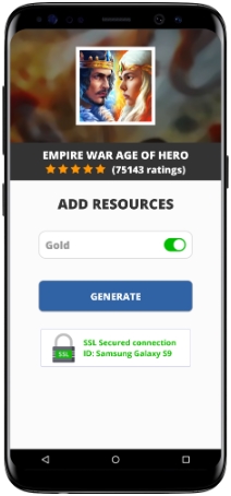 Empire War Age of hero MOD APK Screenshot