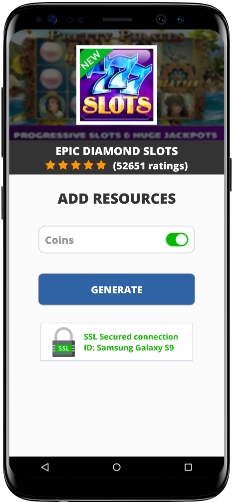 Epic Diamond Slots MOD APK Screenshot