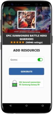 Epic Summoners Battle Hero Warriors MOD APK Screenshot