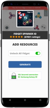 Fidget Spinner Io MOD APK Screenshot