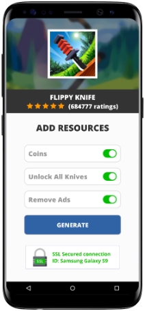 Flippy Knife MOD APK Screenshot