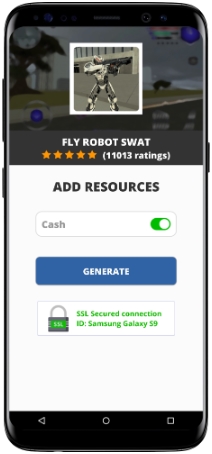 Fly Robot Swat MOD APK Screenshot