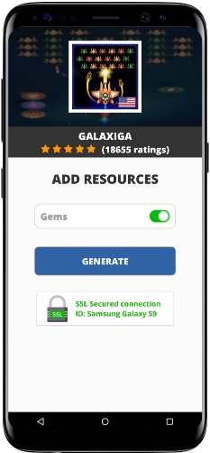 Galaxiga MOD APK Screenshot