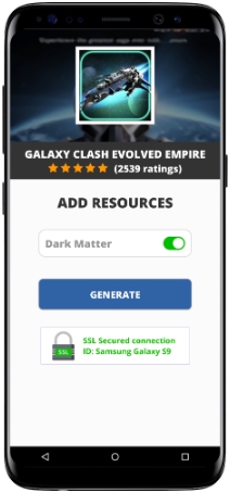 Galaxy Clash Evolved Empire MOD APK Screenshot