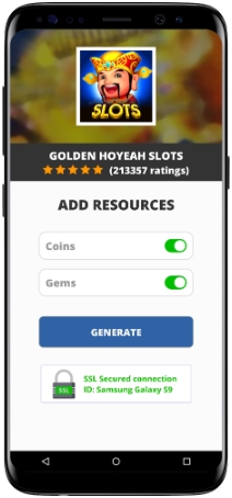 Golden HoYeah Slots MOD APK Screenshot