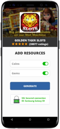 Golden Tiger Slots MOD APK Screenshot