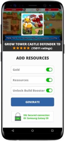 Grow Tower Castle Defender TD MOD APK Screenshot