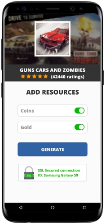 Guns Cars and Zombies MOD APK Screenshot