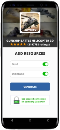 Gunship Battle Helicopter 3d Mod Apk Unlimited Gold Diamond