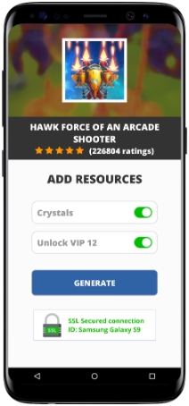 HAWK Force of an Arcade Shooter MOD APK Screenshot