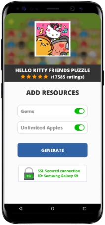 Hello Kitty Friends Puzzle MOD APK Screenshot