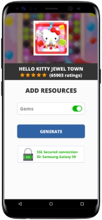 Hello Kitty Jewel Town MOD APK Screenshot