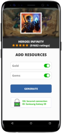 Heroes Infinity MOD APK Screenshot
