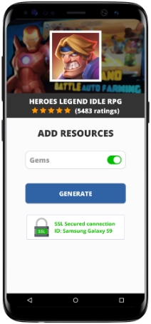 Heroes Legend Idle RPG MOD APK Screenshot
