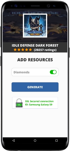 Idle Defense Dark Forest MOD APK Screenshot