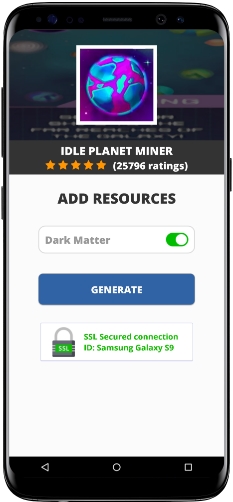 Idle Planet Miner MOD APK Screenshot