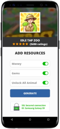 Idle Tap Zoo MOD APK Screenshot